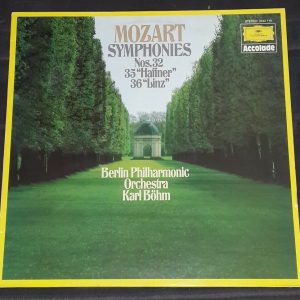 Mozart : Symphonies 32 35 36 Karajan DGG 2542 119 lp EX