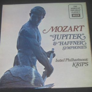 Mozart : Symphonies No. 41 & 35 Josef Krips Decca SPA 336 lp EX
