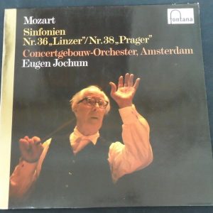 Mozart – Symphony No. 38 / 36 Eugen Jochum  Fontana ‎ 6530 056 lp ex