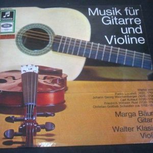 Music for Guitar & Violin Walter Klasinc Marga Bauml Columbia SMC 80971 LP