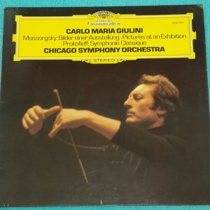 Mussorgsky – Pictures At Exhibition Prokfiev – Classical Symph Giulini DGG LP EX