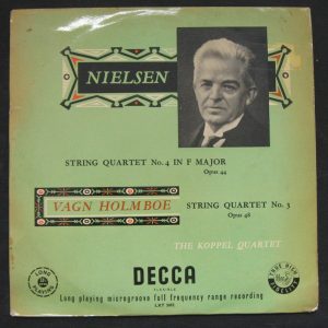 NIELSEN / HOLMBOE String Quartet KOPPEL QUARTET Decca LXT 5092 lp