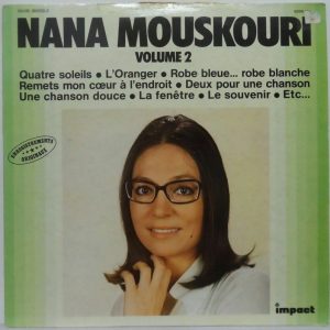Nana Mouskouri – Volume 2 Compilation LP French Chanson France Impact 6886 153