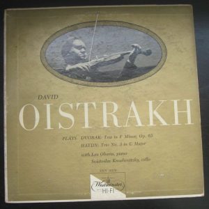 OISTRAKH / KNUSHEVITZKY / OBORIN – Dvorak / Haydn WESTMINSTER XWN 18176 lp 1956