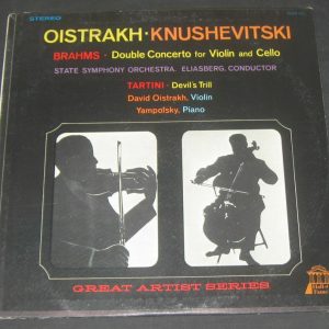 Oistrakh Knushevitsky Yampolsky – Brahms Double Concerto Tartini HOFS 524 lp