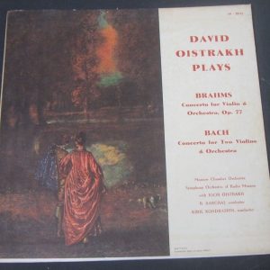Oistrakh / Kondrashin / Barchai – Brahms / Bach Violin Concerto Vox lp