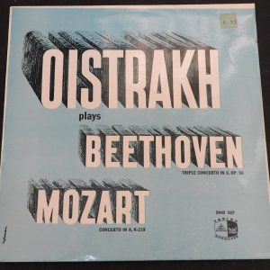 Oistrakh – Mozart violin concerto Beethoven triple concerto Period Showcase lp
