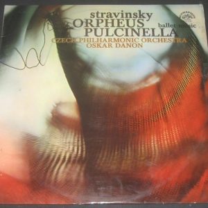 Oskar Danon – Stravinsky Orpheus / Pulcinella Ballet Music supraphon lp