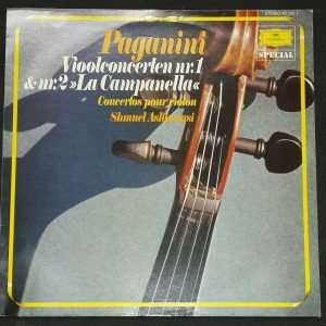 Paganini Violin Concert No.1 & 2 Esser / Ashkenasi DGG 413 267-1  lp EX