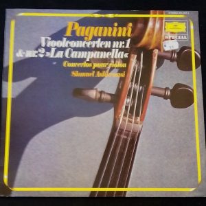 Paganini Violin concertos Nos. 1 & 2 Esser Ashkenasi  DGG  413 267-1 lp EX
