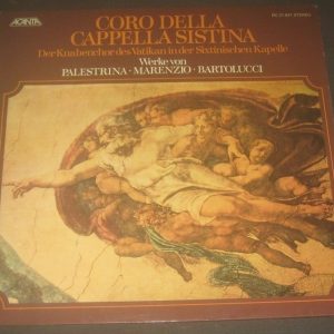 Palestrina – Marenzio – Bartolucci Coro della Cappella Sistina Acanta LP EX