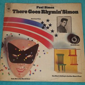 Paul Simon – There Goes Rhymin’ Simon CBS 69035 Israeli 1st Press LP Israel