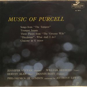 Philomusica Of London / Anthony Lewis – Music Of Purcell l’oiseau-lyre OL 50171