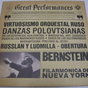 Polovtsian dances Virtuosic Russian Orchstra New York Philharmonic BERNSTEIN CBS