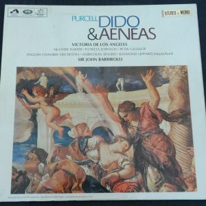 Purcell Dido & Aeneas Victoria De Los Angeles HMV SAN 169 lp