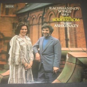 RACHMANINOV SONGS ELISABETH SODERSTROM VLADIMIR ASHKENAZY DECCA SXL 6940 LP EX