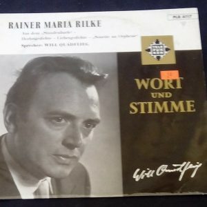 Rainer Maria Rilke ‎– Wort Und Stimme Quadflieg  Telefunken 10″ LP