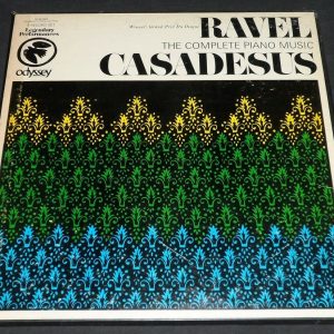 Ravel ‎– Complete Piano Music Casadesus  Odyssey ‎– 32 36 0003  3 lp Box ex