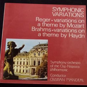 Reger / Brahms Variations On A Theme By Mozart / Haydn Mandeal Electrecord LP EX