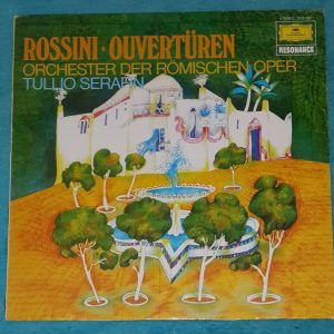 Rossini ‎– Overtures  Rome Opera Orchestra, Tullio Serafin  DGG 2535 365 LP EX