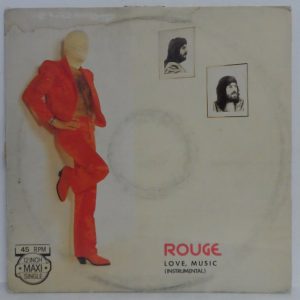 Rouge – Love, Music 12″ 45rpm Maxi Single 1980 Electronic Funk