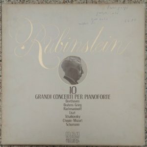 Rubinstein 10 Great Piano Concertos Beethoven Brahms … RCA CRL7-0725 7 LP Box
