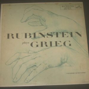 Rubinstein Plays Grieg Piano – Artur Rubinstein RCA LM-1872 USA 1955 LP