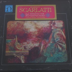 SCARLATTI – 16 Sonatas for Harpsichord LUCIANO SGRIZZI Nonesuch H 71094 lp EX