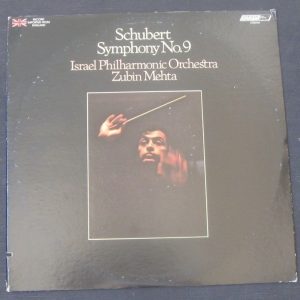 SCHUBERT Symphony No. 9 MEHTA London FFrr  CS 6948 lp EX