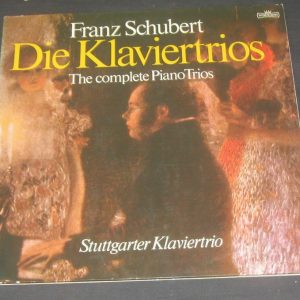 STUTTGART PIANO TRIO Leonhard Kussmaul Hahn SCHUBERT COMPLETE INT 180.822 2 lp
