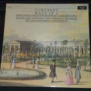 Schubert – Mass In C David Atherton Argo ZRG 916 LP EX