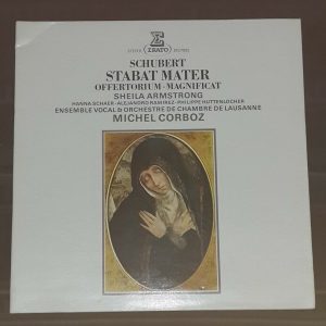 Schubert ‎– Stabat Mater / Offertorium / Magnificat Corboz Erato STU 71262 lp EX