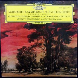 Schubert – Symphony No. 8 UNFINISHED BPO Von Karajan DGG 139001 SLPM Germany