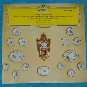 Schumann  Piano Concerto Etc Richter Wislocki DGG LPM 18 597  Tulips 1959 LP EX