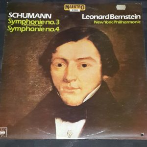 Schumann – Symphony No. 3 / 4 Bernstein CBS 61928 LP EX