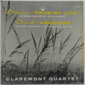 Smetana String Quartet in E Minor From My Life / Dvorak American LYRICHORD LL80