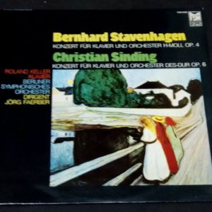 Stavenhagen / Sinding – Piano Concertos Roland Keller Faerber VOX FSM LP EX