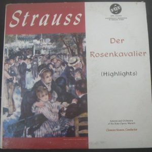 Strauss Der Rosenkavalier (Highlights) Clemens Krauss VOX STPL 513.010 lp