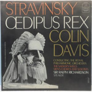 Stravinsky – Oedipus Rex LP Royal Philharmonic Orchestra Colin Davis ANGEL 35778