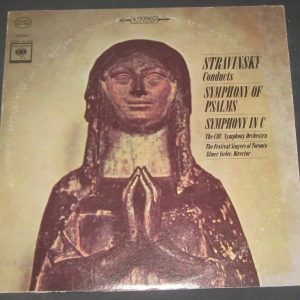 Stravinsky – Symphony Of Psalms / Symphony In C Columbia MS 6548 lp