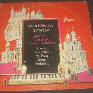 Sviatoslav Richter ‎– Recital Haydn Schumann Chopin Etc Vox Turnabout LP