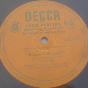 TCHAIKOVSKY Romeo And Juliet  VAN BEINUM DECCA LXT 2531 G/O ED1 LP