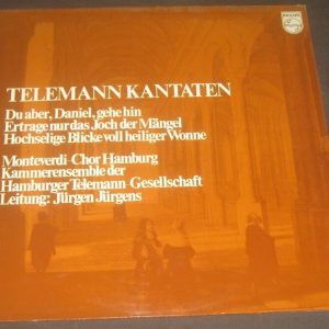 TELEMANN – Cantatas Jurgens  Philips  6500 078 LP EX