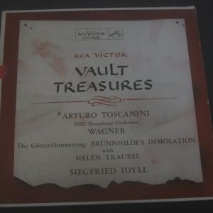 TOSCANINI Wagner Siegfried Idyll brunhilde’s Immolation traubel RCA LVT 1004 LP