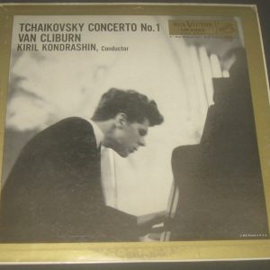 Tchaikovsky Piano Concerto No. 1 Cliburn / Kondrashin RCA LM 1836 1958 LP EX