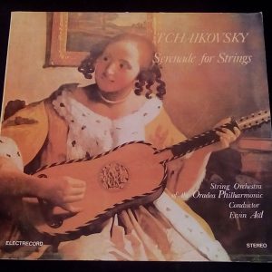Tchaikovsky Serenade For Strings Ervin Acel  Electrecord ‎ST-ECE 02603 LP EX