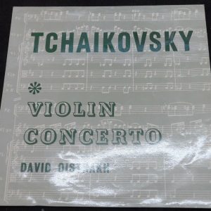 Tchaikovsky – Violin Concerto Gauk Oistrakh Fidelio ‎ ATL 4067 1962 lp ED1 EX