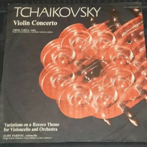 Tchaikovsky : Violin Concerto / Rococo Variations Varga Parisot  SMS 3046 lp EX