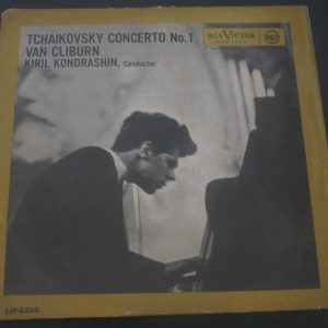 Tchaikowsky Piano Concerto No. 1. Van Cliburn Kondrashin RCA LM 2252 LP ED1 EX