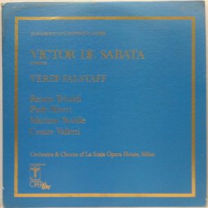 Teatro Alla Scala / Victor De Sabata VERDI – FALSTAFF 2LP Turnabout THS 65114/5
